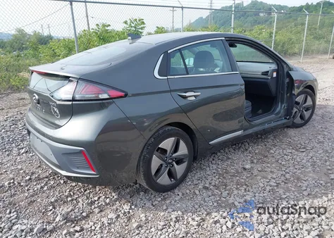 2020 Hyundai Ioniq Hybrid Limited from USA, damaged, VIN KMHC05LC7LU241773